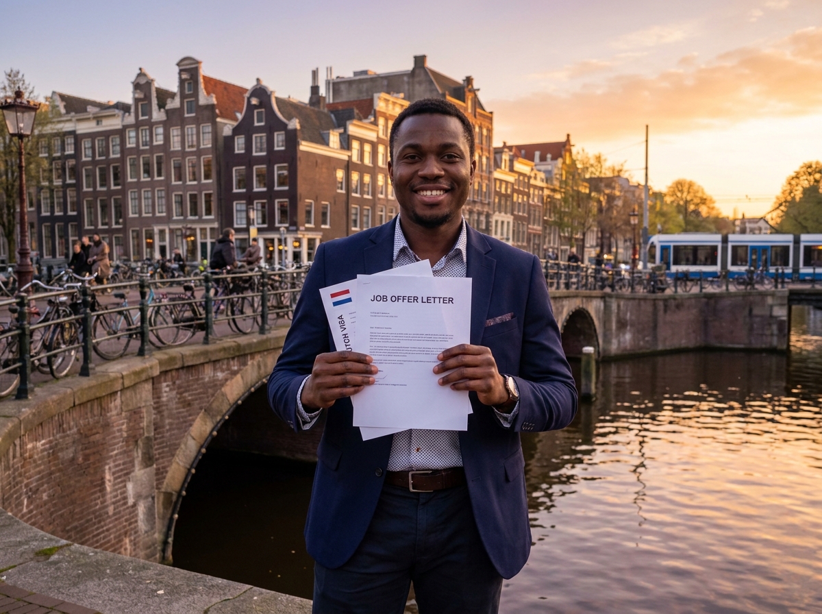 Nigerian professional working in Amsterdam high salary job with visa sponsorship 2026