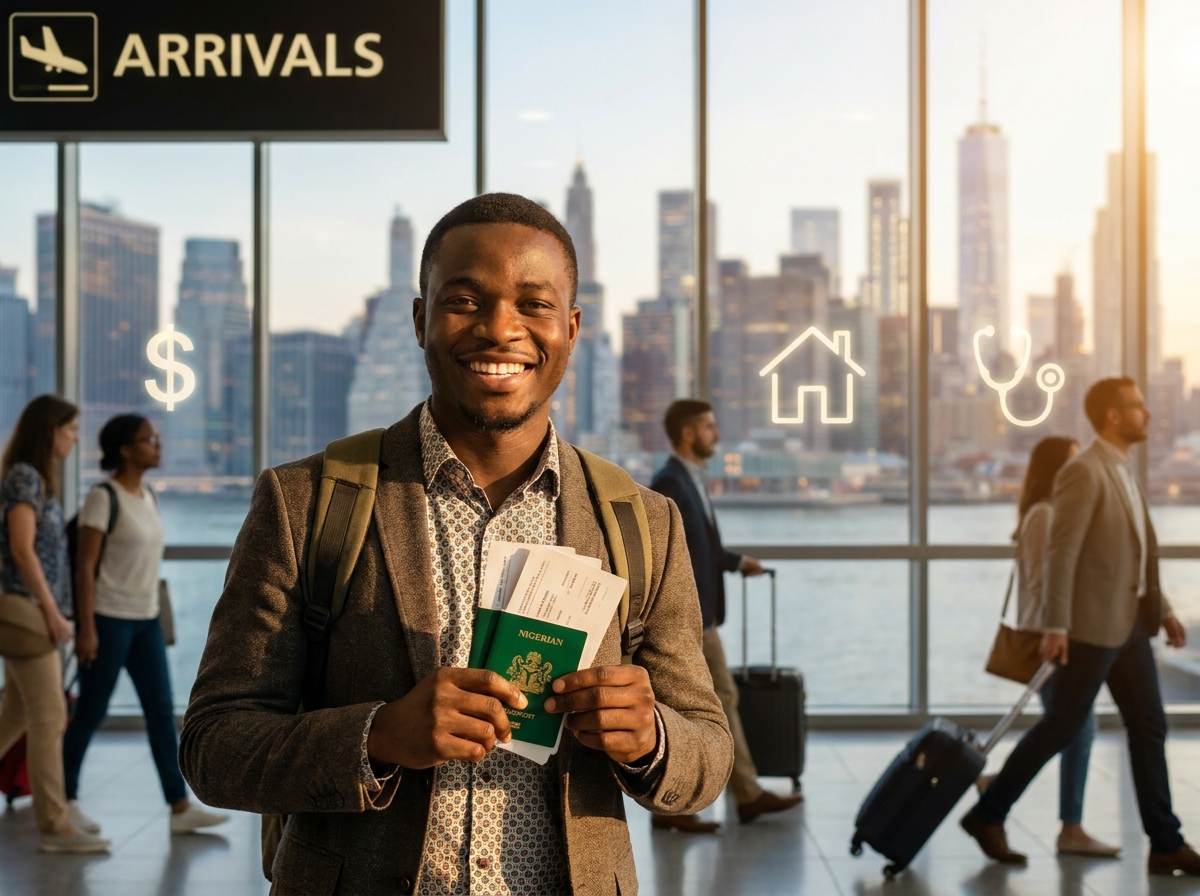Nigerian professional getting USA visa sponsorship with free housing and high salary 2026